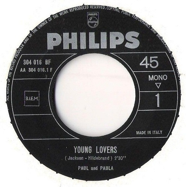 Paul & Paula - Young Lovers | Philips (BF 304 016) - 3