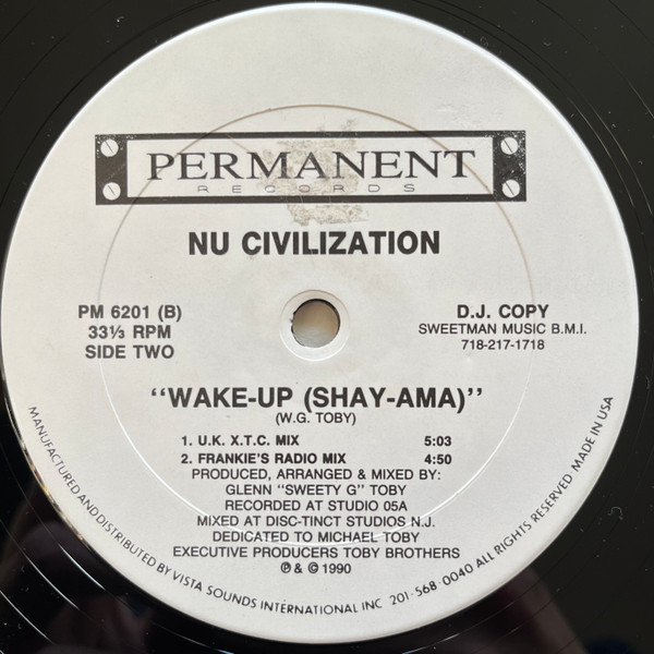 Nu Civilization - Wake Up (Shay-Ama) | Permanent Records (PM-6201) - 2 Nu Civilization - Wake Up (Shay-Ama) | Permanent Records (PM-6201) - 2