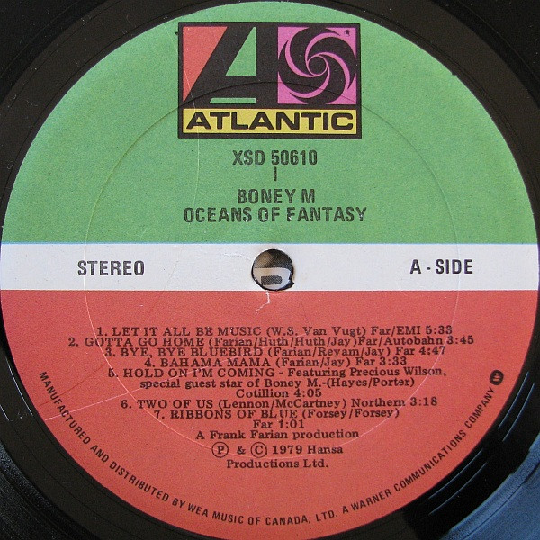 Boney M. - Oceans Of Fantasy [Vinyl] | Atlantic (XSD 50610) - 4