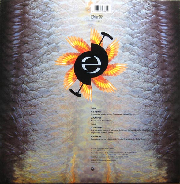Erasure - Chorus | Mute (INT 126.962) - 2