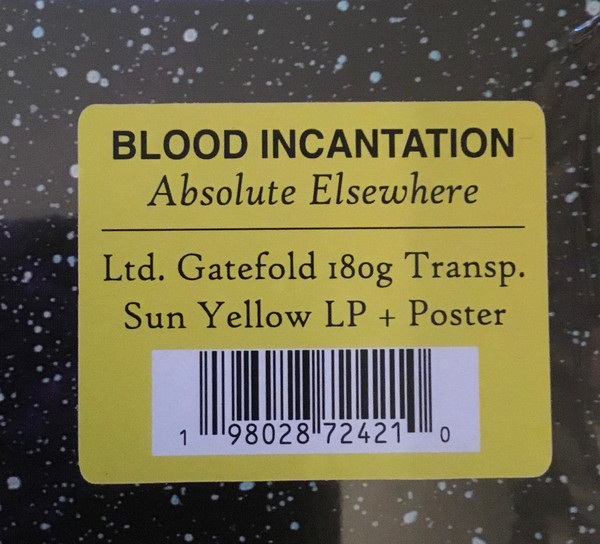 Blood Incantation - Absolute Elsewhere (Limited Edition - Transparent Sun Yellow Vinyl) [Vinyl] | Century Media (19802802581) - 3