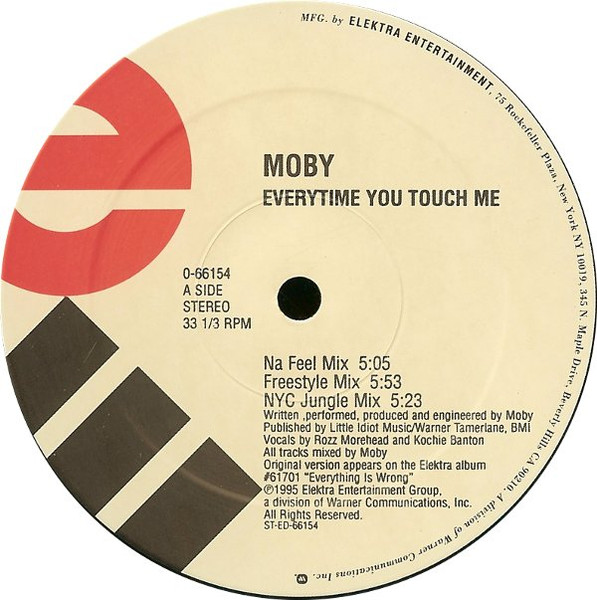 Moby - Everytime You Touch Me | Elektra (0-66154) - 2 Moby - Everytime You Touch Me | Elektra (0-66154) - 2