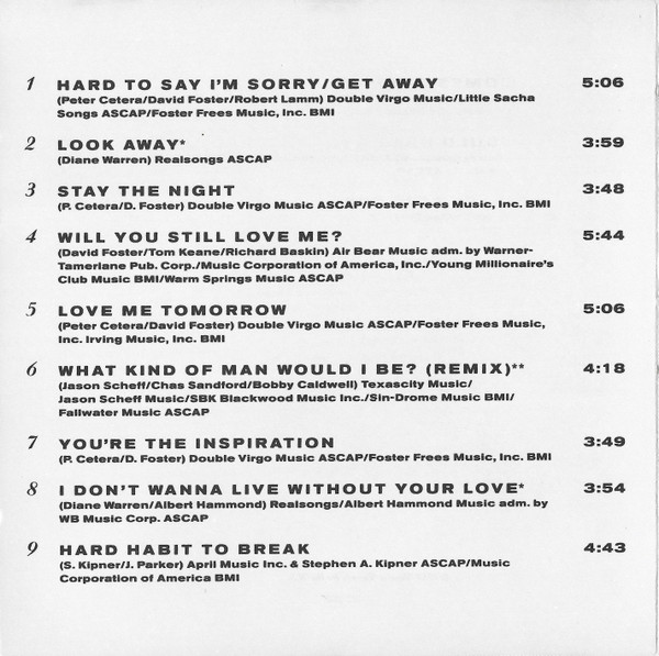Chicago - Greatest Hits 1982-1989 | Reprise Records (W2 26080) - 4 Chicago - Greatest Hits 1982-1989 | Reprise Records (W2 26080) - 4