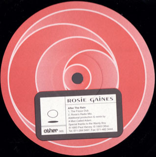 Rosie Gaines - After The Rain (Other Versions) | Other (other 005) - 2 Rosie Gaines - After The Rain (Other Versions) | Other (other 005) - 2