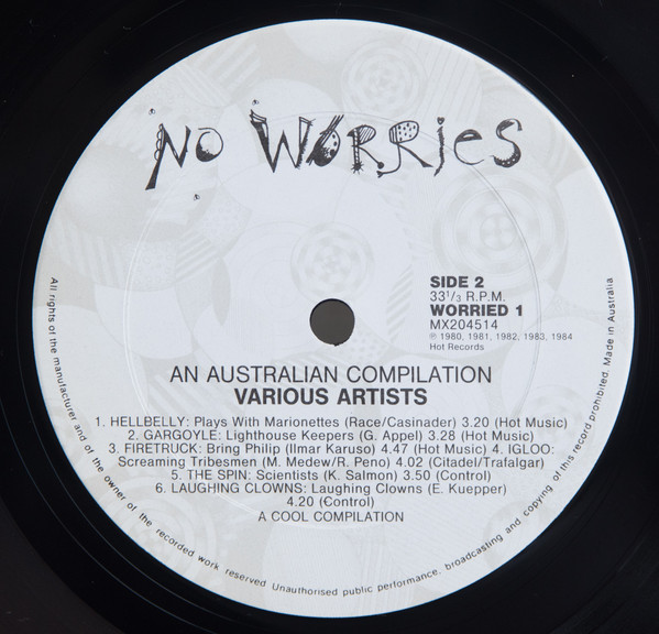 Various - No Worries - An Australian Compilation | Hot Records (WORRIED 1) - 4