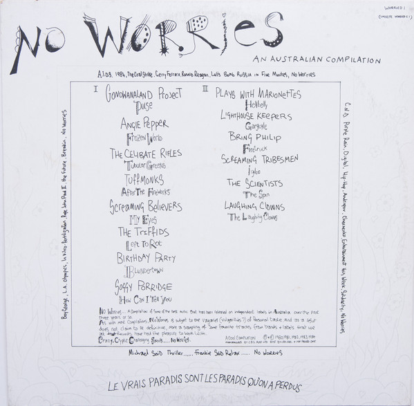 Various - No Worries - An Australian Compilation | Hot Records (WORRIED 1) - 2