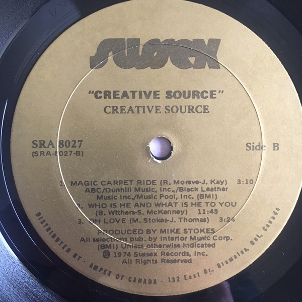 Creative Source - Creative Source [Vinyl] | Sussex (SRA-8027) - 4