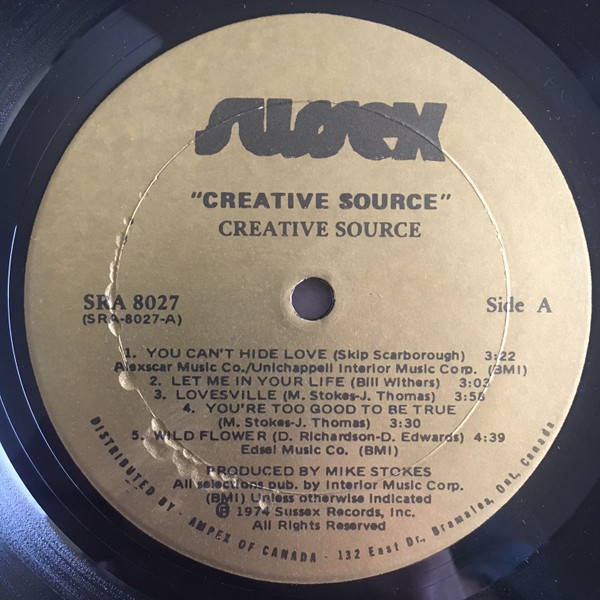 Creative Source - Creative Source [Vinyl] | Sussex (SRA-8027) - 3