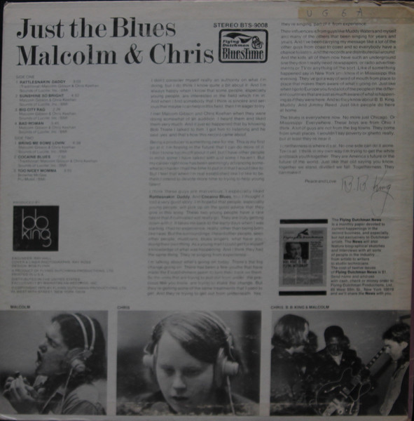 Malcolm & Chris - Just The Blues | Flying Dutchman (BTS-9008) - 2 Malcolm & Chris - Just The Blues | Flying Dutchman (BTS-9008) - 2