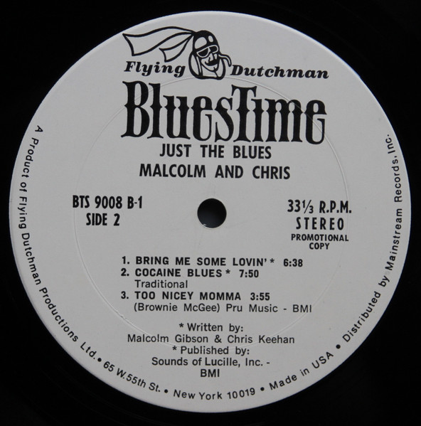 Malcolm & Chris - Just The Blues | Flying Dutchman (BTS-9008) - 4 Malcolm & Chris - Just The Blues | Flying Dutchman (BTS-9008) - 4