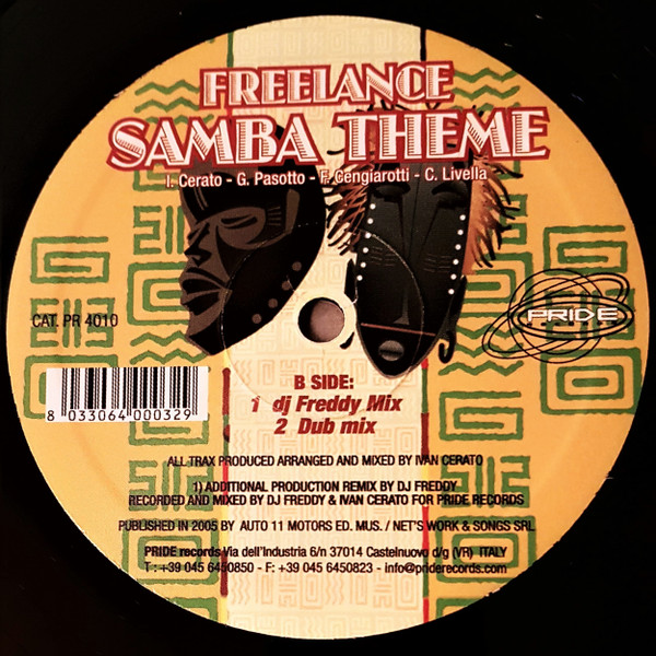 Freelance - Samba Theme | Pride Records (PR 4010) - 3