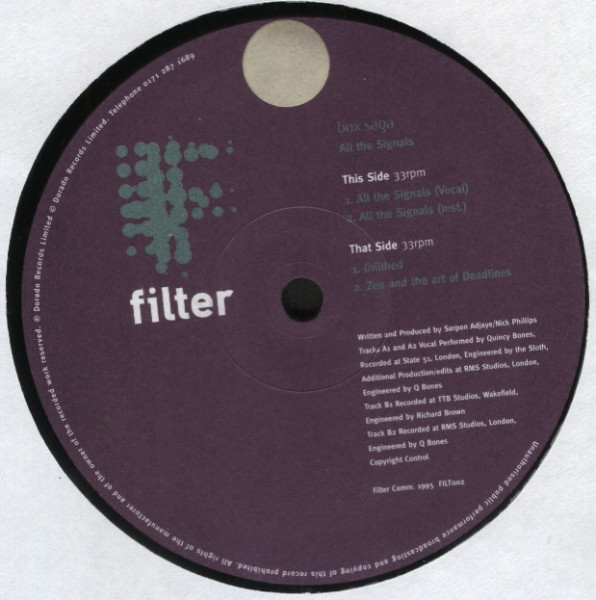 Boxsaga - All The Signals | Filter (FILT002) - 3