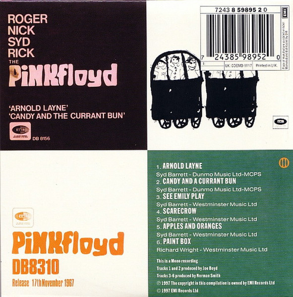 Pink Floyd - 1967 / The First 3 Singles | EMI (7243 8 59895 2 0) - 2