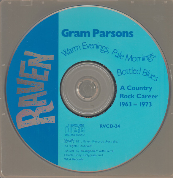 Gram Parsons - Warm Evenings, Pale Mornings, Bottled Blues 1963-1973 CD | Raven Records (RVCD-24) - 4