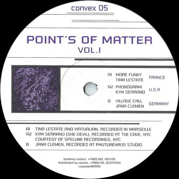 Various - Points Of Matter Vol. 1 | Convex (convex 05) - main