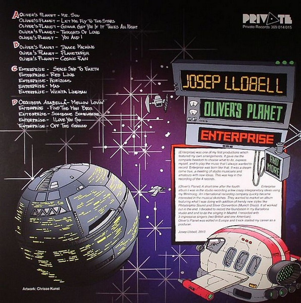 Josep Llobell Oliver , Oliver's Planet , Enterprise - The Best Of 1975 - 1980 | Private Records (369.014/015) - 2 Josep Llobell Oliver , Oliver's Planet , Enterprise - The Best Of 1975 - 1980 | Private Records (369.014/015) - 2