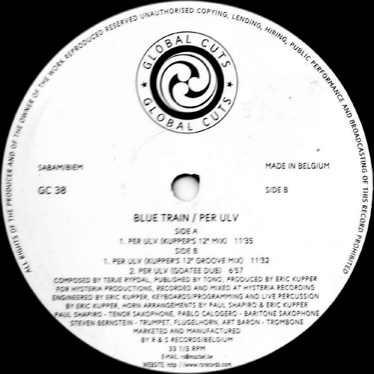 Blue Train - Per Ulv | Global Cuts (GC 38) - 3