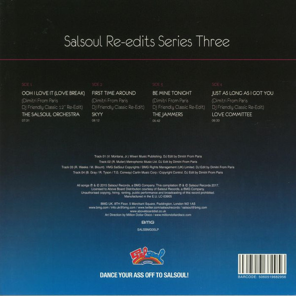 Dimitri From Paris - Salsoul Re-Edits Series Three | Salsoul Records (SALSBMG05LP) - 2 Dimitri From Paris - Salsoul Re-Edits Series Three | Salsoul Records (SALSBMG05LP) - 2