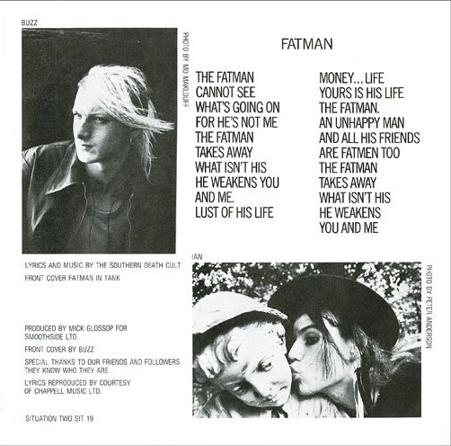 The Southern Death Cult - Moya / Fatman | Situation Two (SIT 19) - 4 The Southern Death Cult - Moya / Fatman | Situation Two (SIT 19) - 4