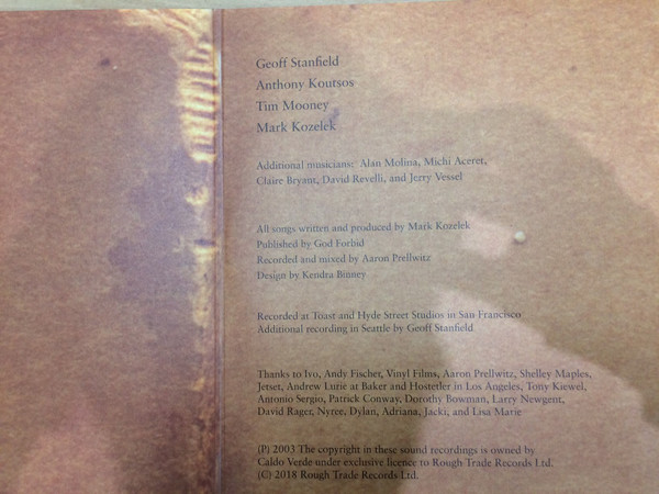 Sun Kil Moon - Ghosts Of The Great Highway | Rough Trade (RTRADLP885) - 3