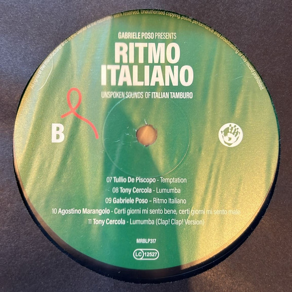 Gabriele Poso - Ritmo Italiano 'Unspoken Sounds Of Italian Tamburo' | Mr Bongo (MRBLP317) - 4 Gabriele Poso - Ritmo Italiano 'Unspoken Sounds Of Italian Tamburo' | Mr Bongo (MRBLP317) - 4