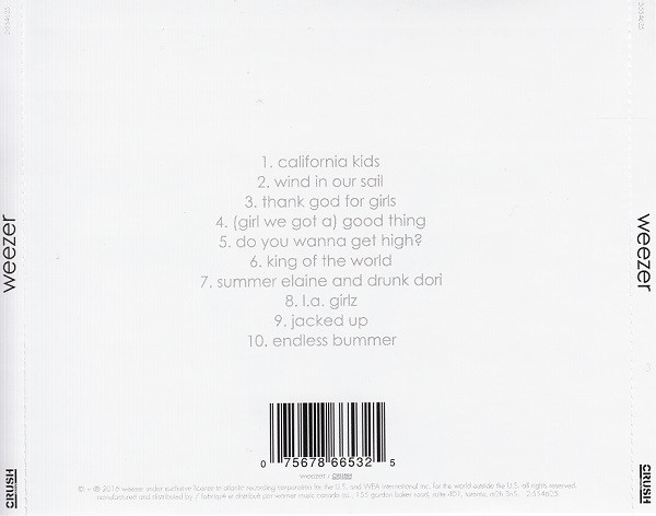 Weezer - Weezer | Crush Music (2-554625) - 2 Weezer - Weezer | Crush Music (2-554625) - 2