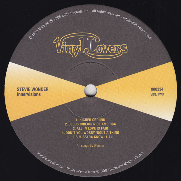 Stevie Wonder - Innervisions | Vinyl Lovers (900334) - 3
