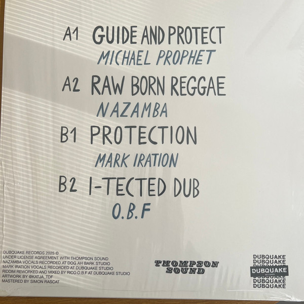 Michael Prophet , Mark Iration , O.B.F. , Nazamba - Guide & Protect | Dubquake Records (DBQK) - 2 Michael Prophet , Mark Iration , O.B.F. , Nazamba - Guide & Protect | Dubquake Records (DBQK) - 2