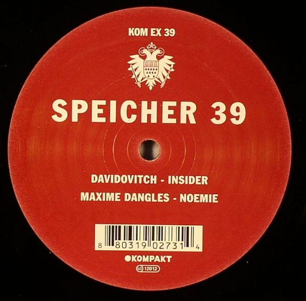 Davidovitch / Maxime Dangles - Speicher 39 | Kompakt Extra (KOM EX 39)