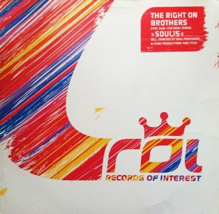 The Right On Brothers Feat. Sam "The Man" Burns - Soulis | Records Of Interest (ROI 019) - main