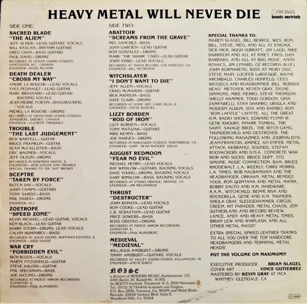 Various - Metal Massacre IV [Vinyl] | Noise (N 005) - 2
