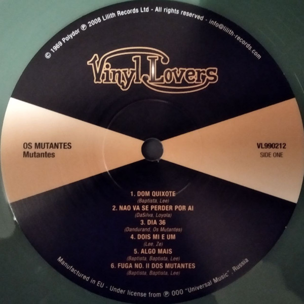 Os Mutantes - Mutantes | Vinyl Lovers (VL990212) - 3 Os Mutantes - Mutantes | Vinyl Lovers (VL990212) - 3