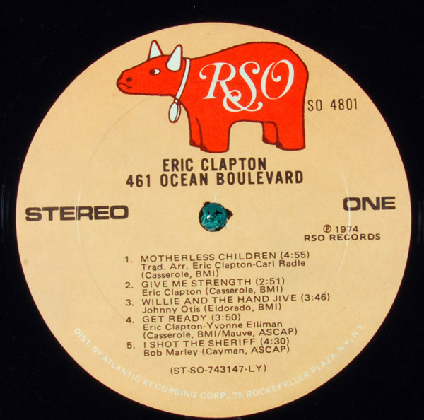 Eric Clapton - 461 Ocean Boulevard | RSO (SO 4801) - 3
