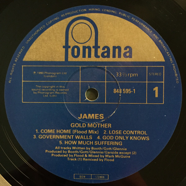 James - Gold Mother | Fontana (848 595-1) - 4