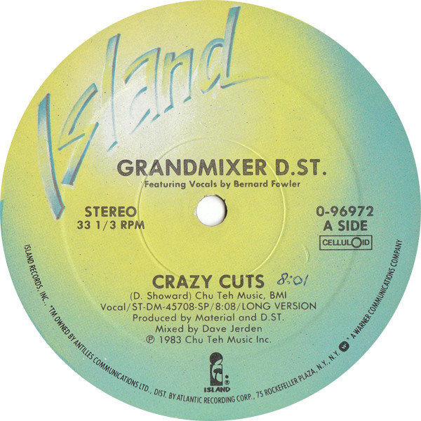 D.St. - Crazy Cuts (12") [Vinyl] | Island Records (0-96972) - 3