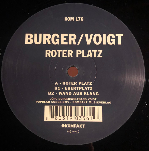 Burger / Voigt - Roter Platz | Kompakt (KOM 176) - 3 Burger / Voigt - Roter Platz | Kompakt (KOM 176) - 3