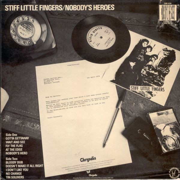 Stiff Little Fingers - Nobody's Heroes | Chrysalis (CHR 1270) - 2 Stiff Little Fingers - Nobody's Heroes | Chrysalis (CHR 1270) - 2