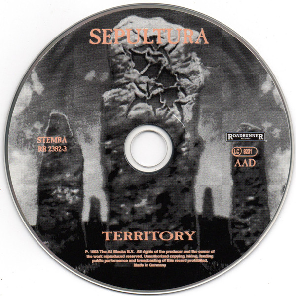 Sepultura - Territory | Roadrunner Records (RR 2382-3) - 3