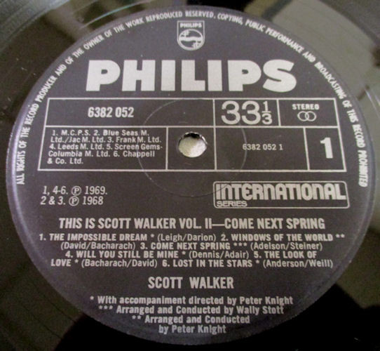 Scott Walker - This Is Scott Walker Vol. 2 -  Come Next Spring | Philips (6382 052) - 2