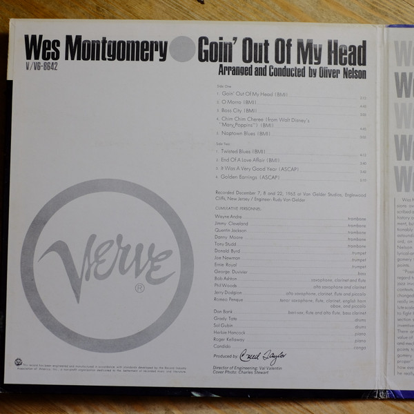 Wes Montgomery - Goin' Out Of My Head | Verve Records (V6-8642) - 2 Wes Montgomery - Goin' Out Of My Head | Verve Records (V6-8642) - 2