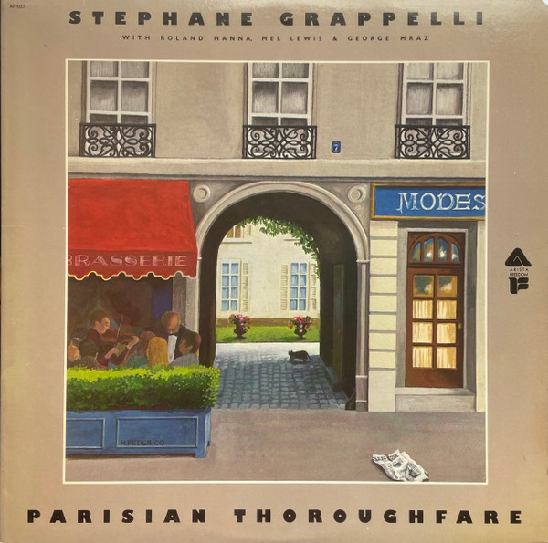 Stéphane Grappelli - Parisian Thoroughfare | Arista (AF 1033) - main