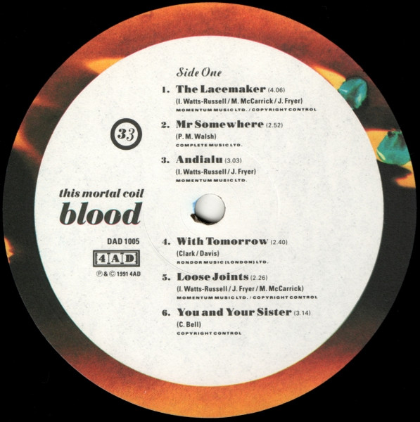 This Mortal Coil - Blood | 4AD (DAD 1005) - 3 This Mortal Coil - Blood | 4AD (DAD 1005) - 3