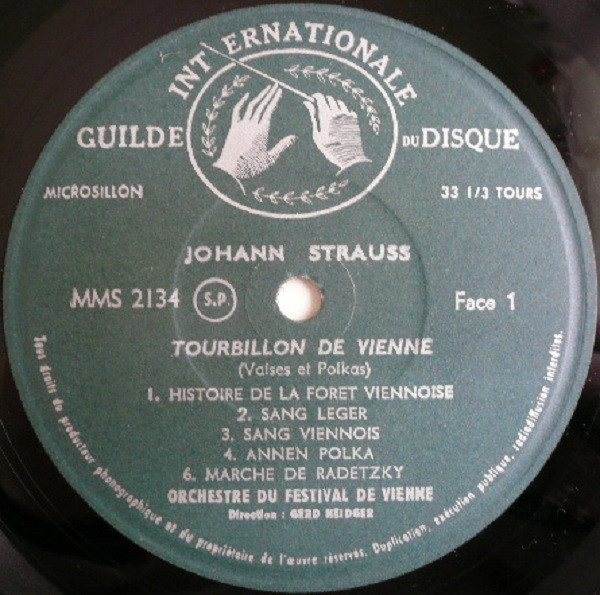Johann Strauss Jr. - Wiener Festspielorchester , Gerd Heidger - Tourbillon De Vienne - Valses Et Polkas | Guilde Internationale Du Disque (MMS-2134) - 4 Johann Strauss Jr. - Wiener Festspielorchester , Gerd Heidger - Tourbillon De Vienne - Valses Et Polkas | Guilde Internationale Du Disque (MMS-2134) - 4