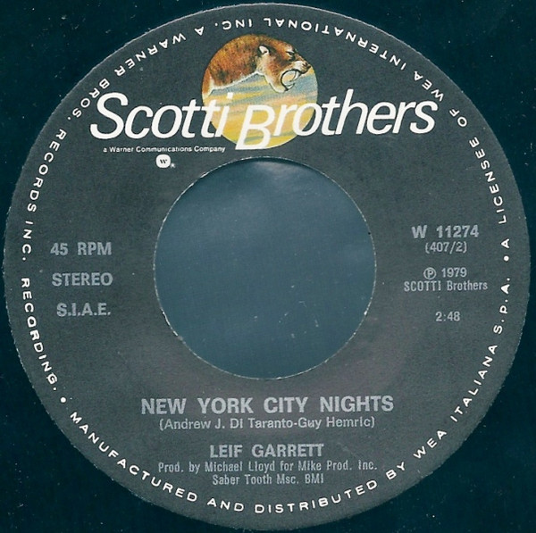 Leif Garrett - Feel The Need / New York City Nights | Scotti Bros. Records (W 11274) - 4 Leif Garrett - Feel The Need / New York City Nights | Scotti Bros. Records (W 11274) - 4