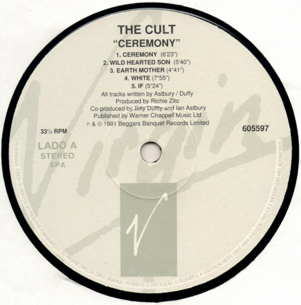 The Cult - Ceremony | Virgin (605597) - 3