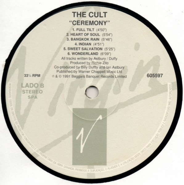 The Cult - Ceremony | Virgin (605597) - 4