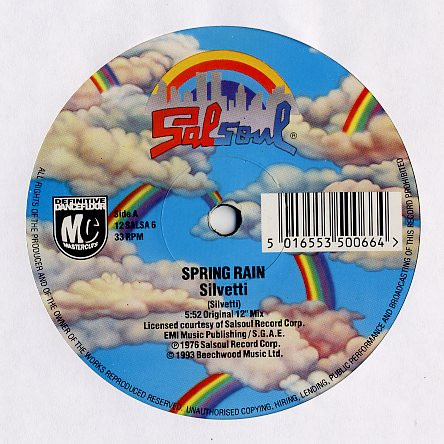 Bebu Silvetti / Inner Life - Spring Rain / Moment Of My Life | Salsoul Records (12 SALSA 6) - 2