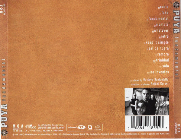 Puya - Fundamental | MCA Records (MCADE-11859) - 2 Puya - Fundamental | MCA Records (MCADE-11859) - 2