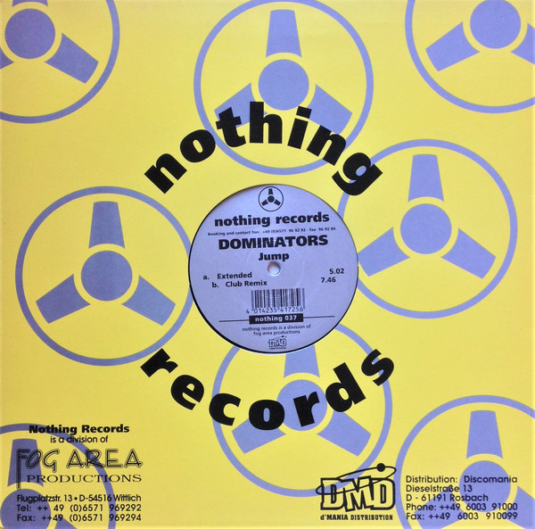 Dominators - Jump | Nothing Records (nothing 037) - 4