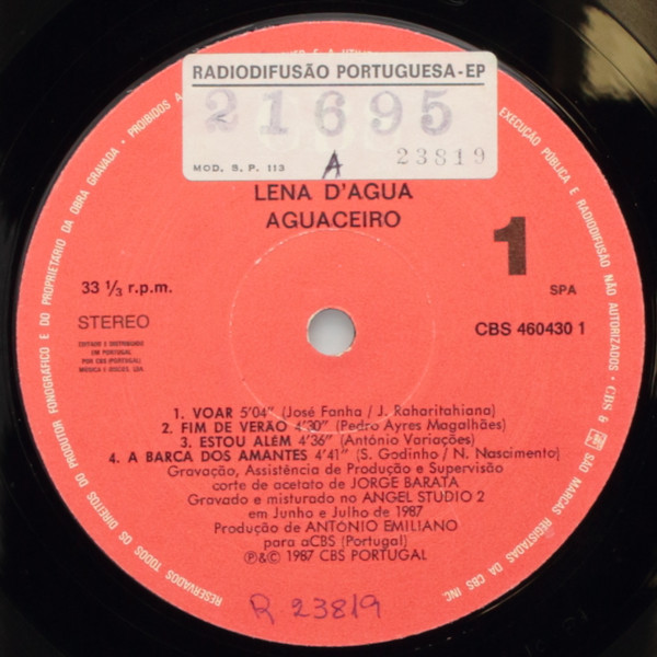 Lena D'Água - Aguaceiro | CBS (CBS 460430 1) - 3